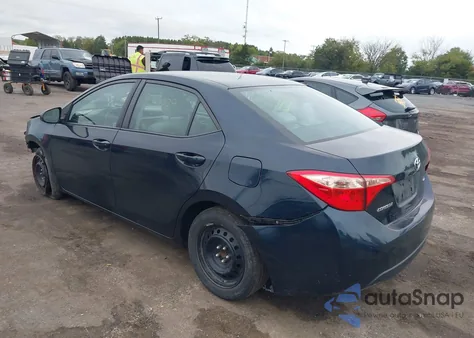 2017 Toyota Corolla Le z USA, uszkodzony, nr VIN 2T1BURHE7HC773924
